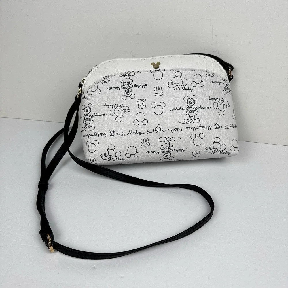 Disney Bioworld Mickey Mouse Graffiti Sketch Crossbody Bag Purse - Pristine!